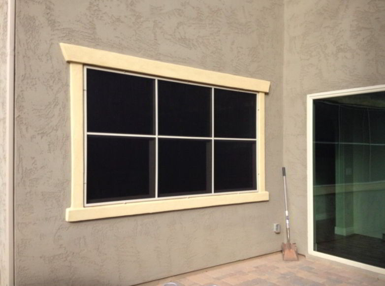 Wooden Frame Solar Screen