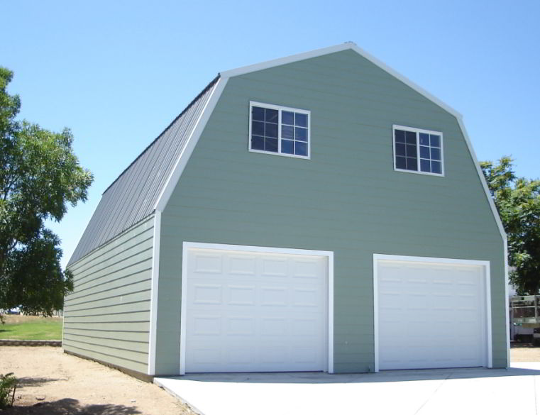 Metal building with natural style