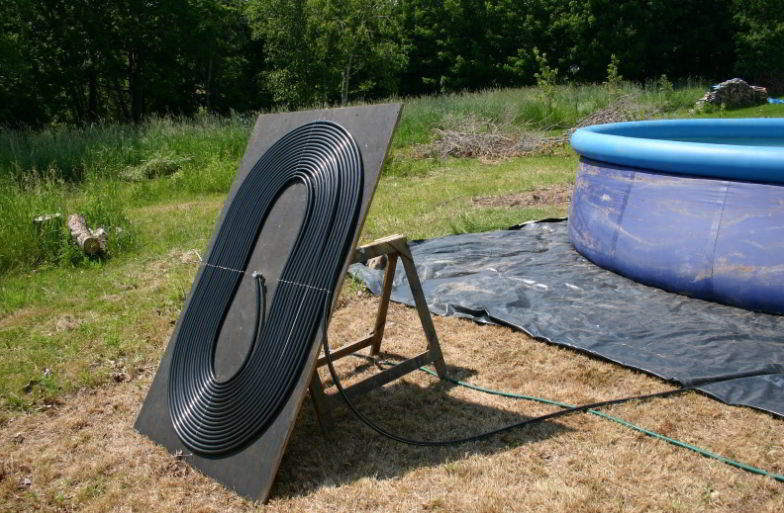 Mount the solar heater
