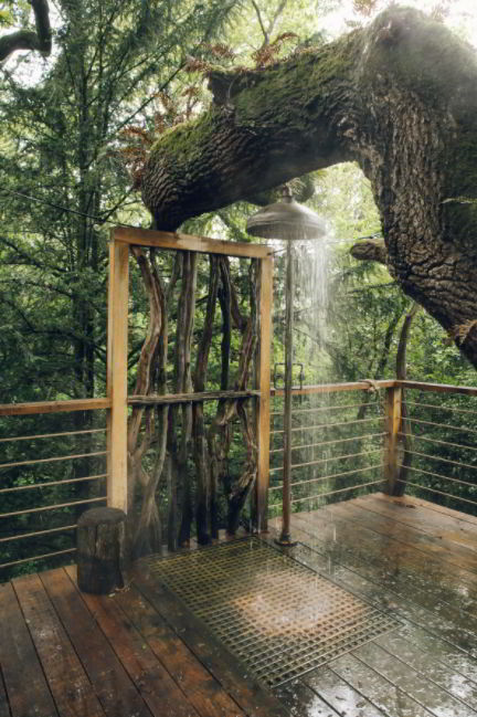 The Shower’s Under the Treehouse