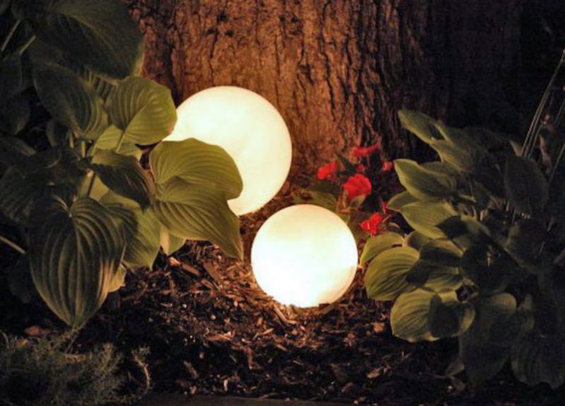 Solar Light Ideas Glowing Orbs