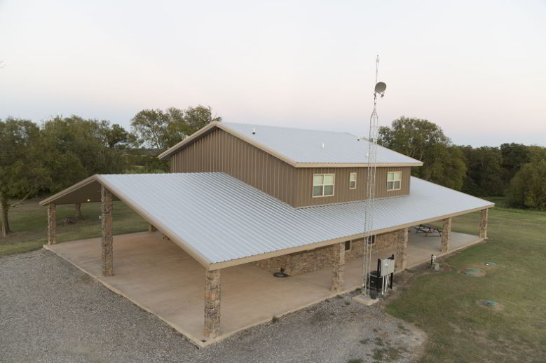 Two story metal houses