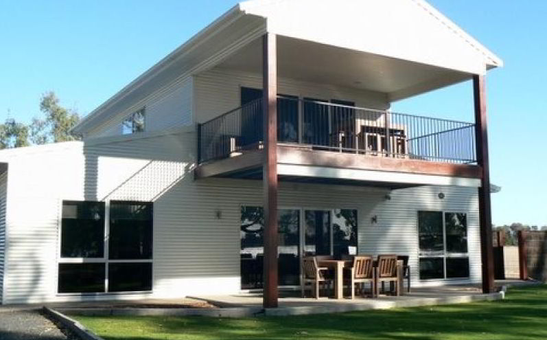 living quarters and balcony