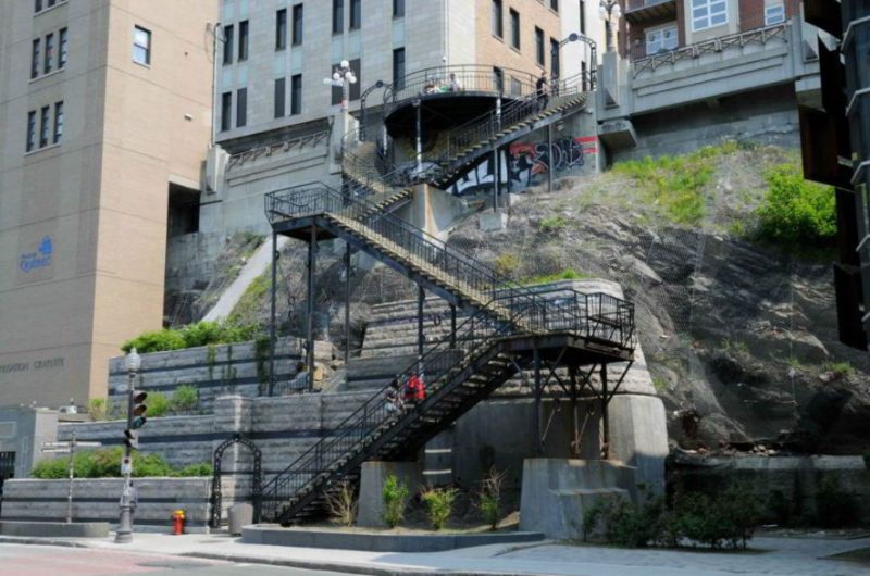 Escalier du Faubourg, Quebec, Canada