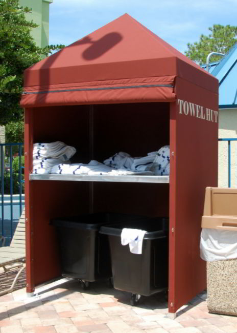 Full Storage Towel Hut