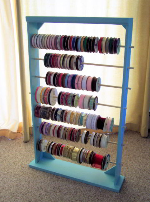 Standing Ribbon Spool Rack