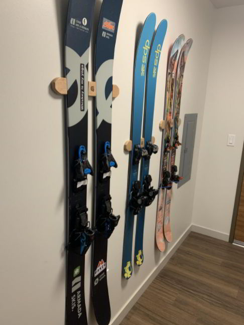 Wall-Mount Ski Holder