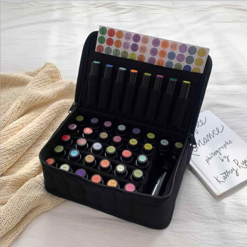 Fabric essential oil storage box