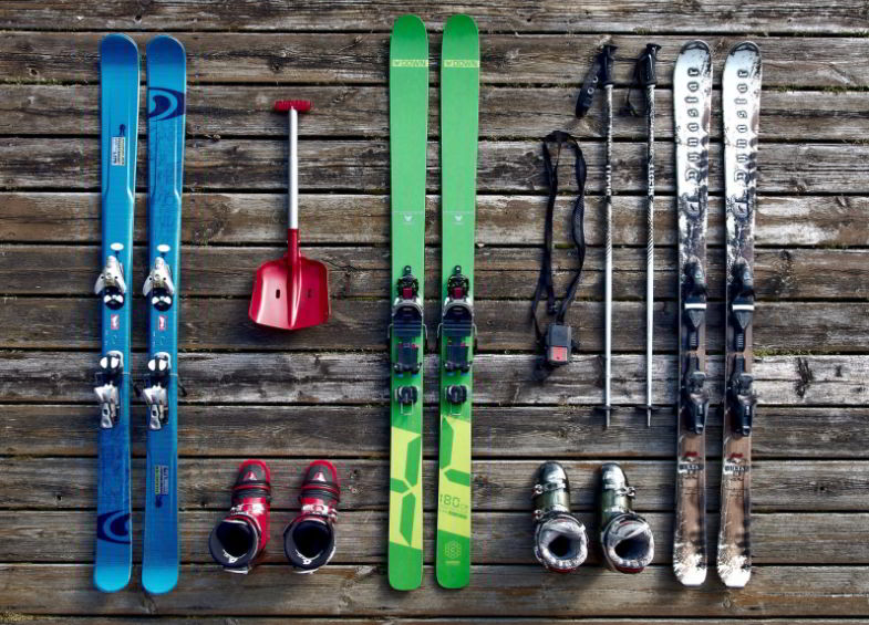diy ski storage ideas