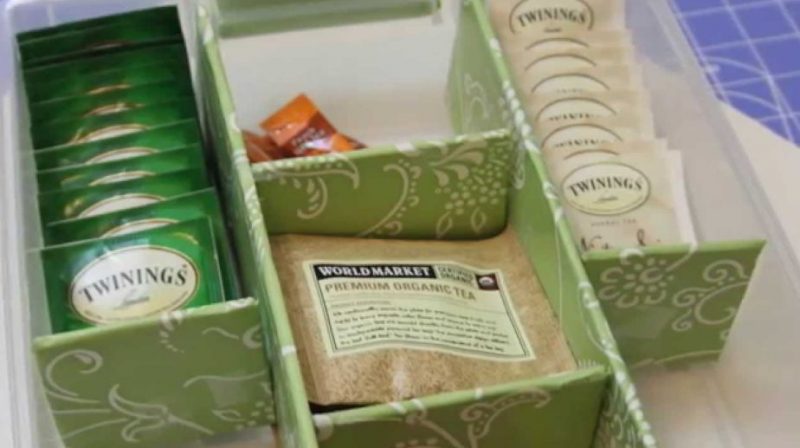 diy tea bag storage ideas
