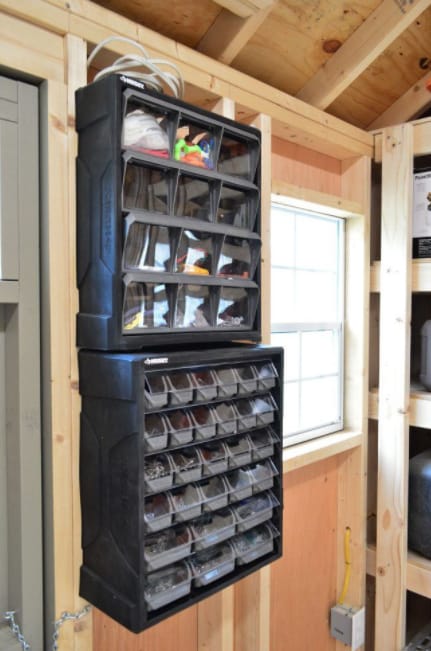 hanging shed storage