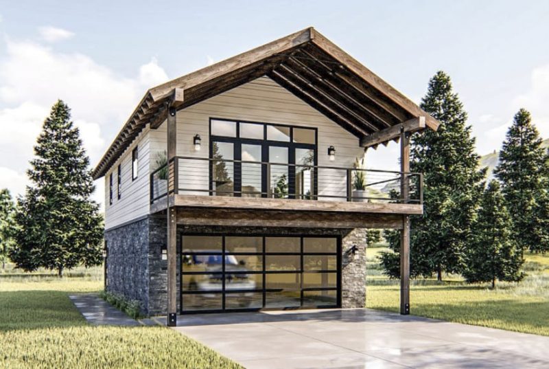Modern Garage for Modern Apartment