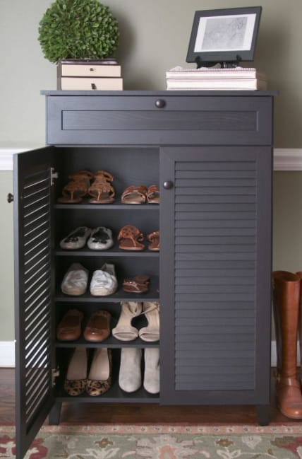 Hide The Shoes in A Cabinet