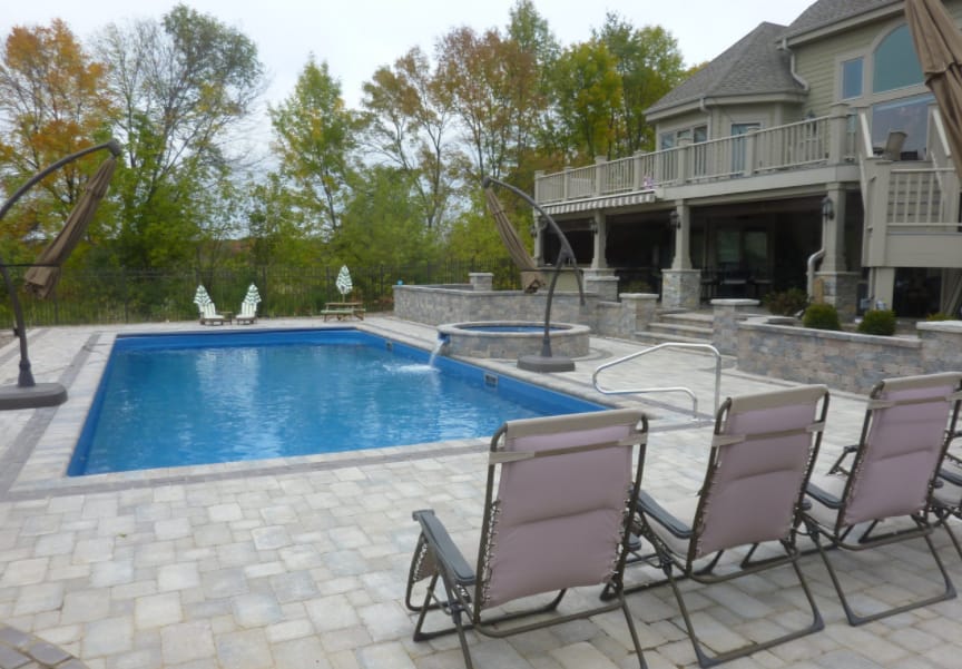 Inground Pool Retaining Wall Ideas