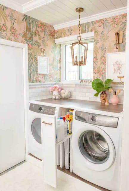 Well Decorated Garage Laundry Room Ideas
