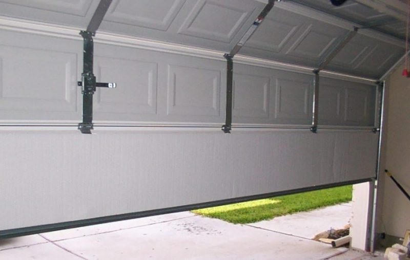 Replace garage door panel