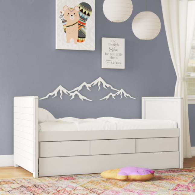 simple daybed with trundle