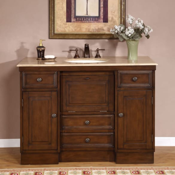 Rustic Bathroom Vanities for Tall People