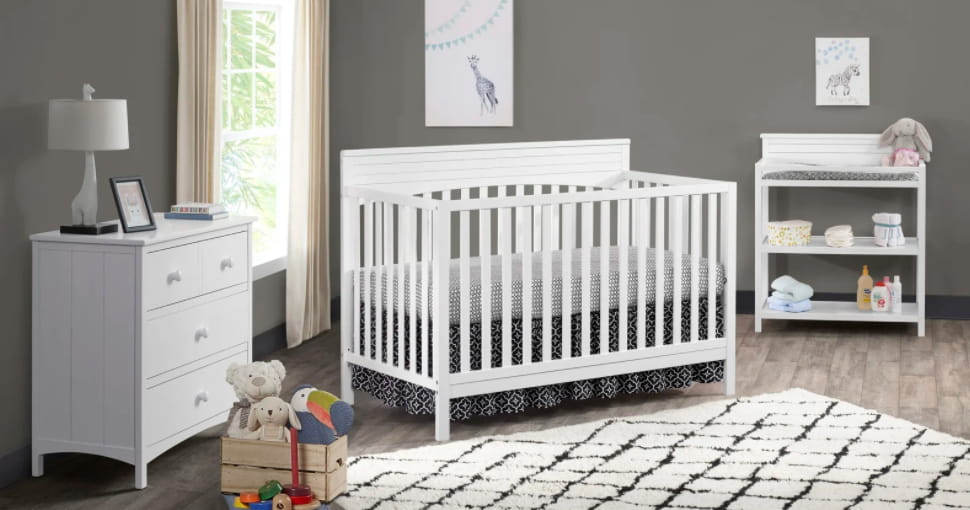 Lattimer 4in1 Convertible Crib GRIP ELEMENTS