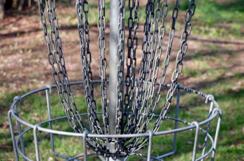 diy disc golf basket