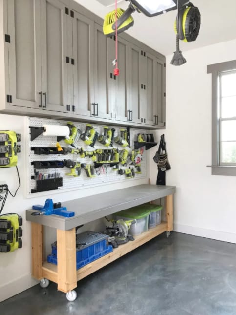 DIY Garage Cabinet Ideas