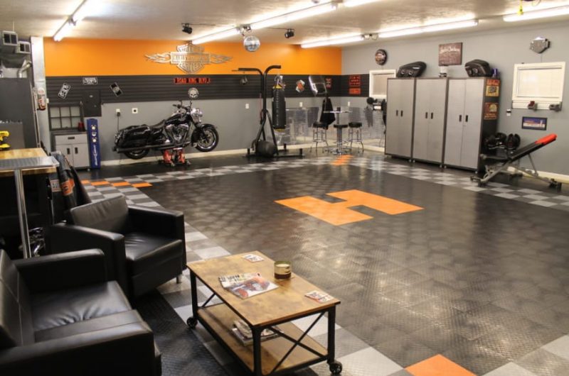 Harley Davidson garage ideas