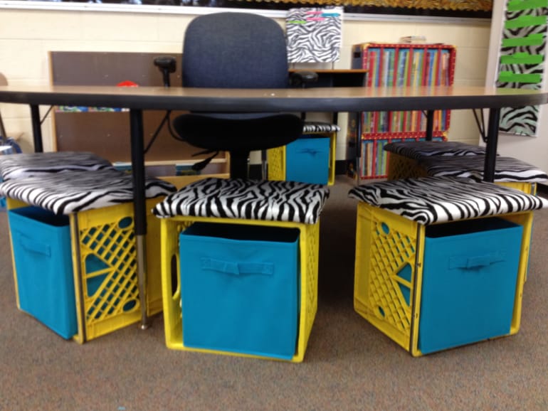 Plastic Milk Crate Ideas