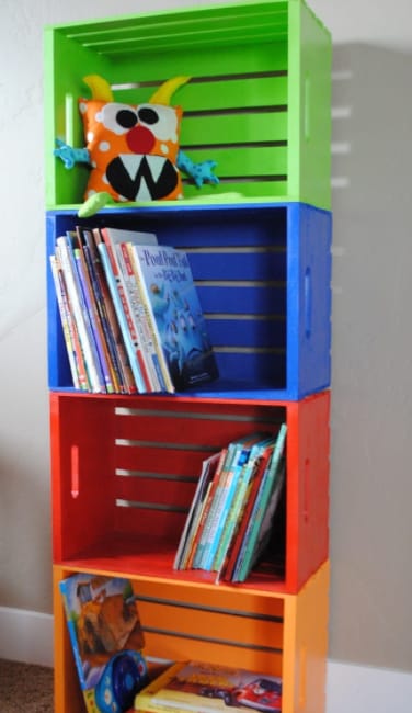 Plastic Milk Crate Ideas 