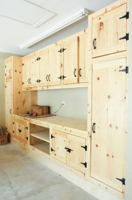 DIY Garage Cabinet Ideas