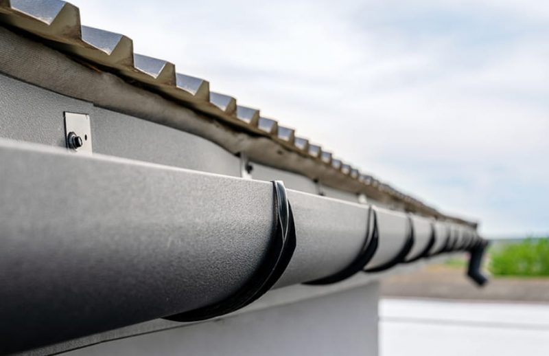 can you put gutters on a metal roof