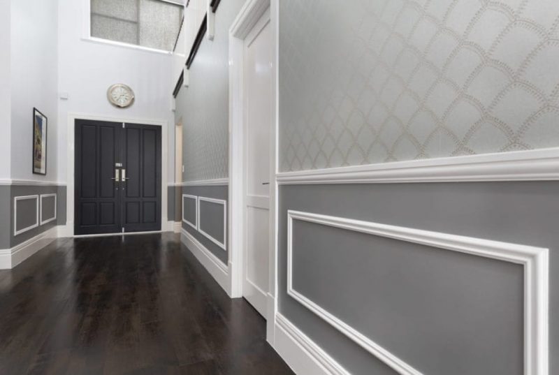 Chair Rail Ideas for Hallway