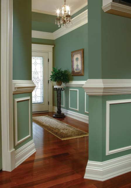 Chair Rail Ideas for Hallway