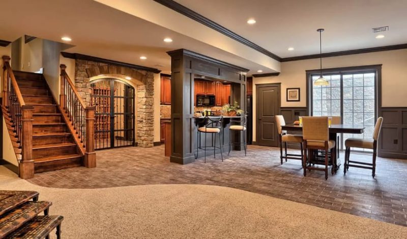 Wooden Basement Entryway Ideas