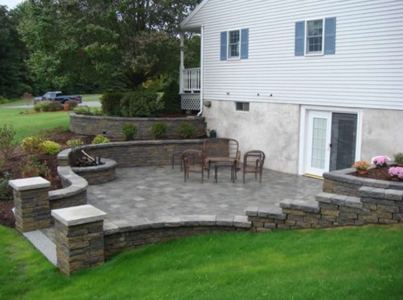 Natural Stone Paver for Long Lasting Basement Patio