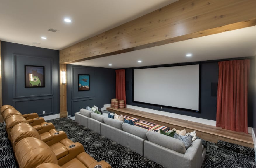 12 Basement Projector Ideas to Improve Your Empty Basement