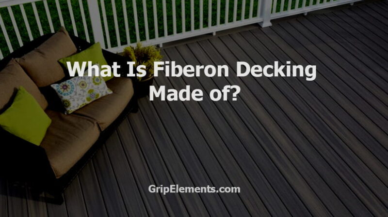 What Is Fiberon Decking Made of