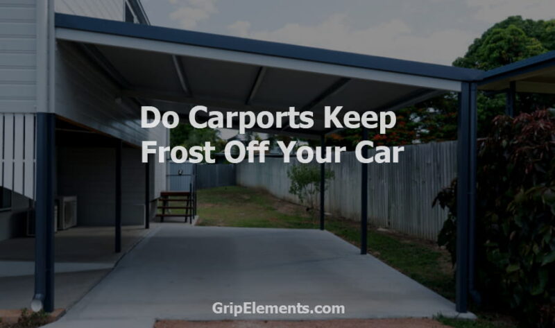 Do Carports Keep Frost Off Your Car