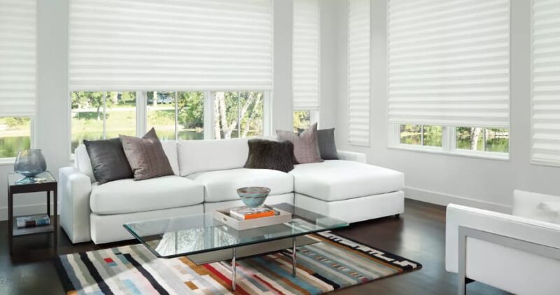 types of window treatments for sliding glass doors