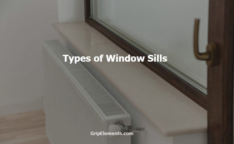 Types of Window Sills