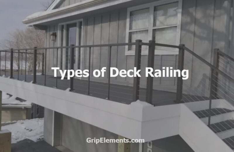 Types of deck railing