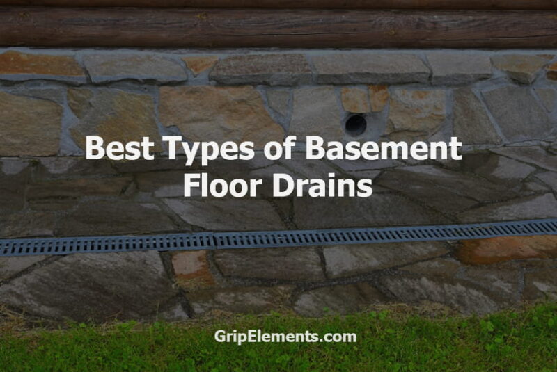 types of basement floor drains