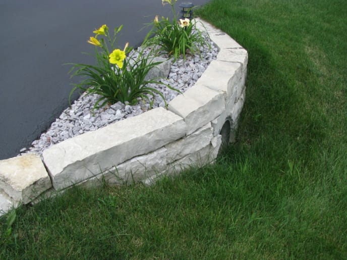 A Cute Little White Spot driveway culvert retaining wall ideas