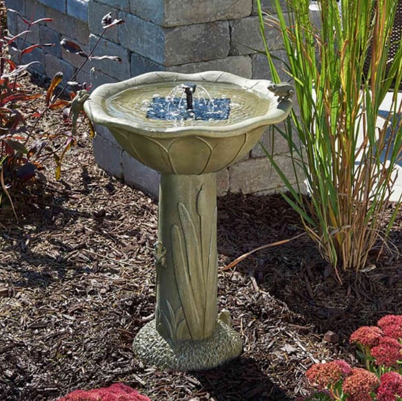 Flower Shape Bird Bath
