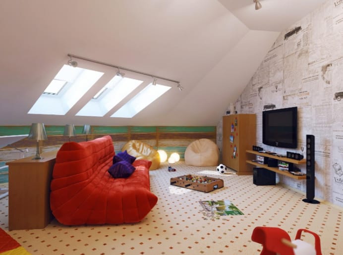 low ceiling attic room ideas