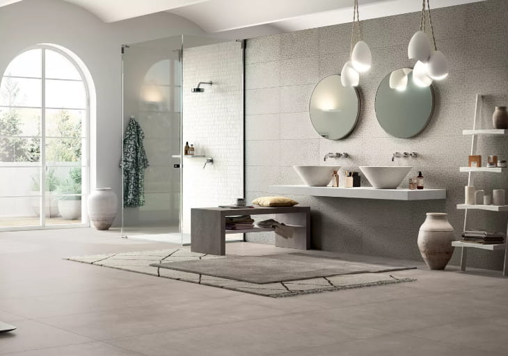 Natural Materials for Bathroom Tiles
