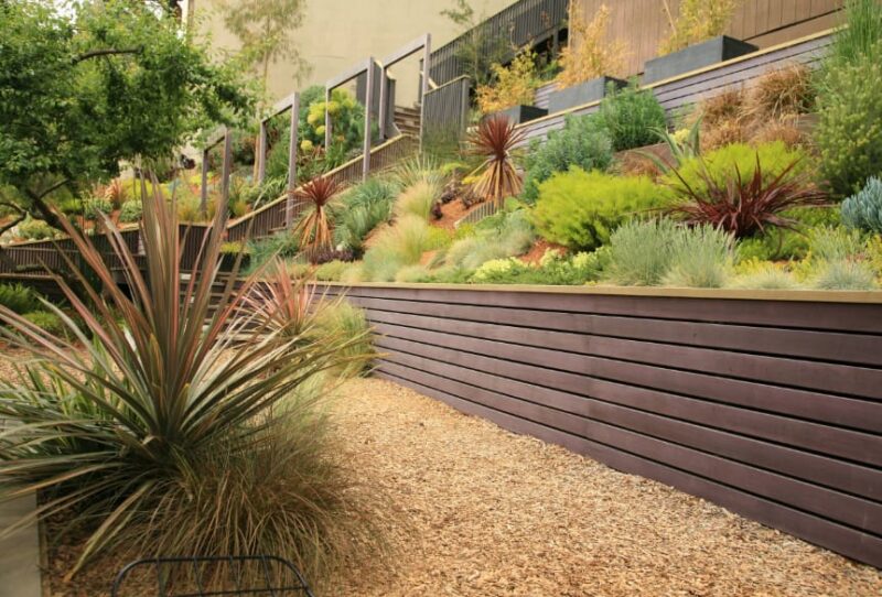 Simple Wall for Simple House retaining wall ideas for sloped backyard