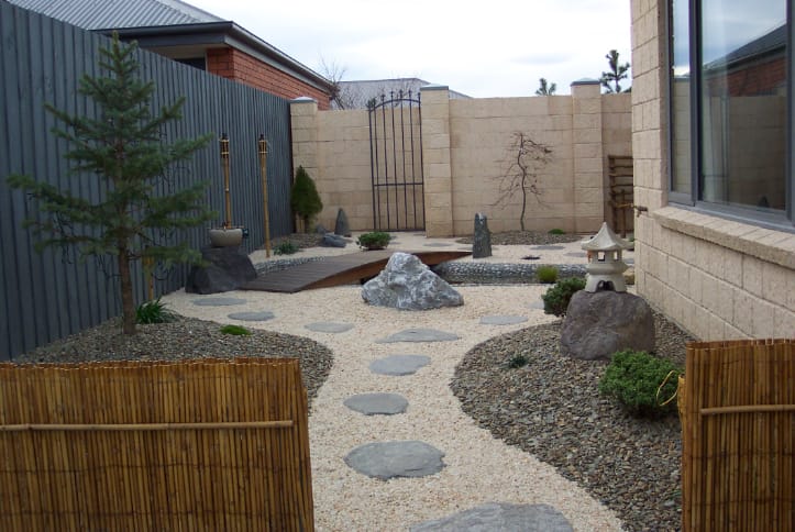 Make a Pathway with Gravel and Stone Pavers