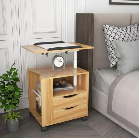 Narrow Nightstands for Small Bedrooms