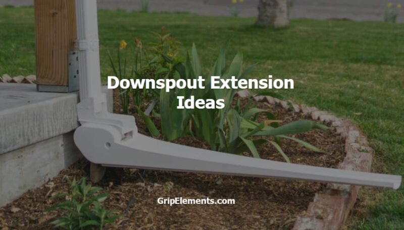 downspout extension ideas