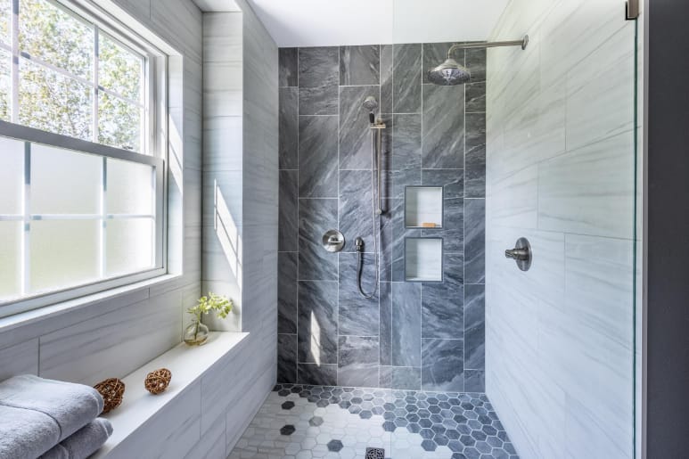 Bathroom with Multiple Tiles